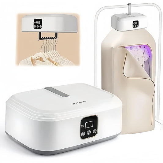 Portable Electric Cloth Dryer – Foldable & Compact Laundry Drying Machine for Home & Travel Use