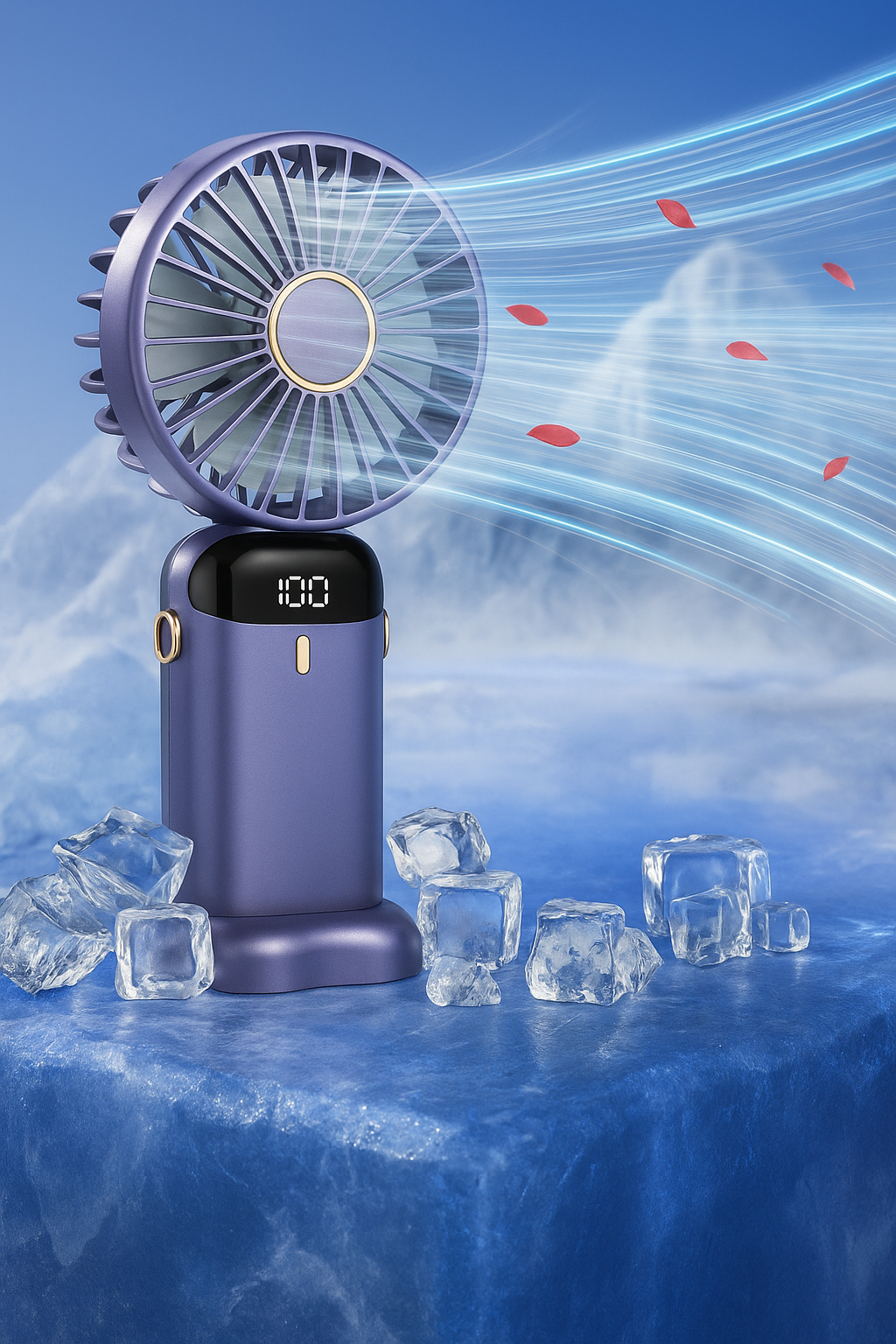 Portable Handheld Mini Fan | USB Rechargeable Cooling Fan for Travel, Home & Office Use